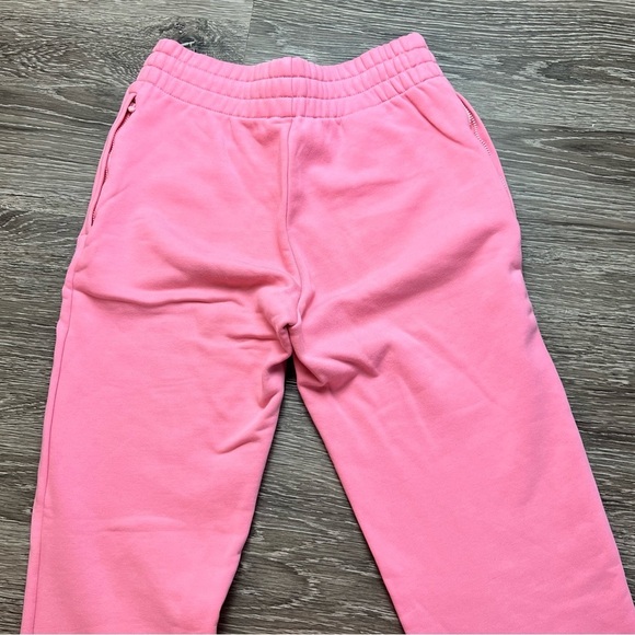 Moschino logo-print cotton sweat pants. Pink - Picture 6 of 11